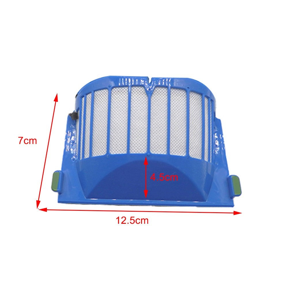 Robot Vacuum Cleaner Parts Blue Aero Vac Filter Replacement for iRobot Roomba 675 / 670 / 665 / 690 / 692 / 694 / 671 / 677 / 650