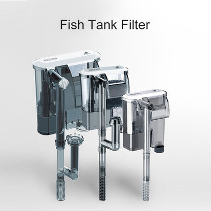 Fish Tank Filter Aquarium External Filter Waterfall Suspension Oxygen Pump Submersible Hanging Fliter