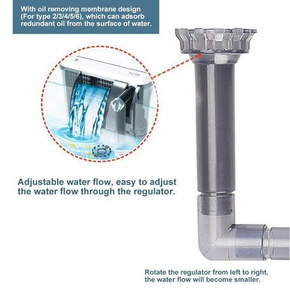 Fish Tank Filter Aquarium External Filter Waterfall Suspension Oxygen Pump Submersible Hanging Fliter