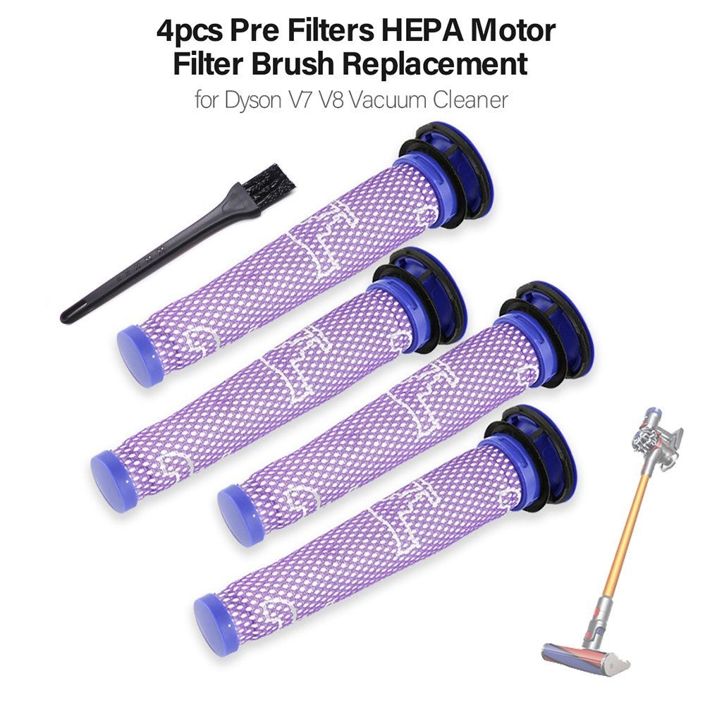 Pre Filters HEPA Motor Filter Replacement for Dyson V7 V8 Vacuum Cleaner