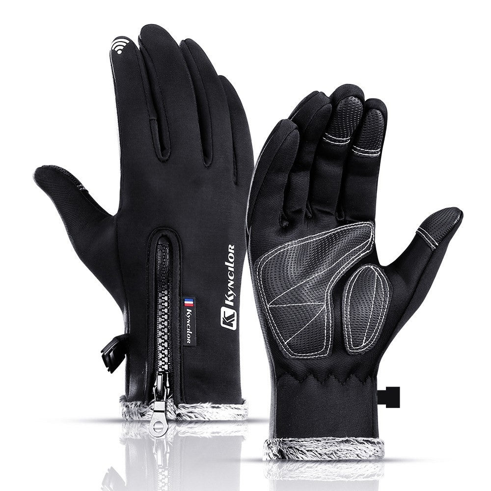 KYNCILOR For Outdoor Exercise Work Winter Warm Gloves Fleece Windproof Waterproof Gloves