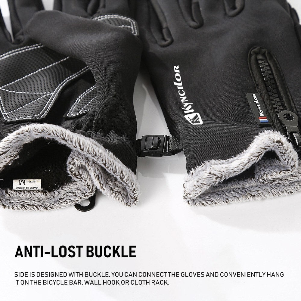KYNCILOR For Outdoor Exercise Work Winter Warm Gloves Fleece Windproof Waterproof Gloves