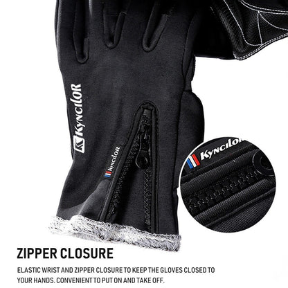 KYNCILOR For Outdoor Exercise Work Winter Warm Gloves Fleece Windproof Waterproof Gloves