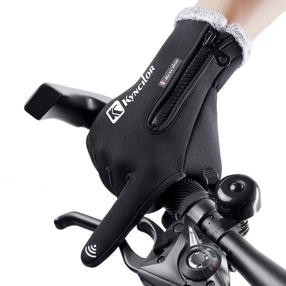 KYNCILOR For Outdoor Exercise Work Winter Warm Gloves Fleece Windproof Waterproof Gloves