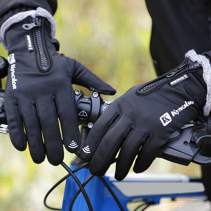 KYNCILOR For Outdoor Exercise Work Winter Warm Gloves Fleece Windproof Waterproof Gloves