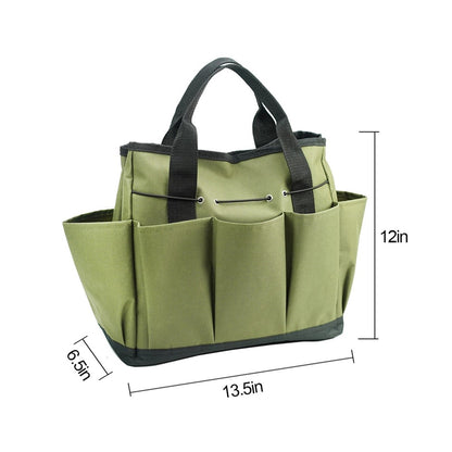 Gardening Tote Bag with 8 Pockets Gardening Tool Kit Organizer
