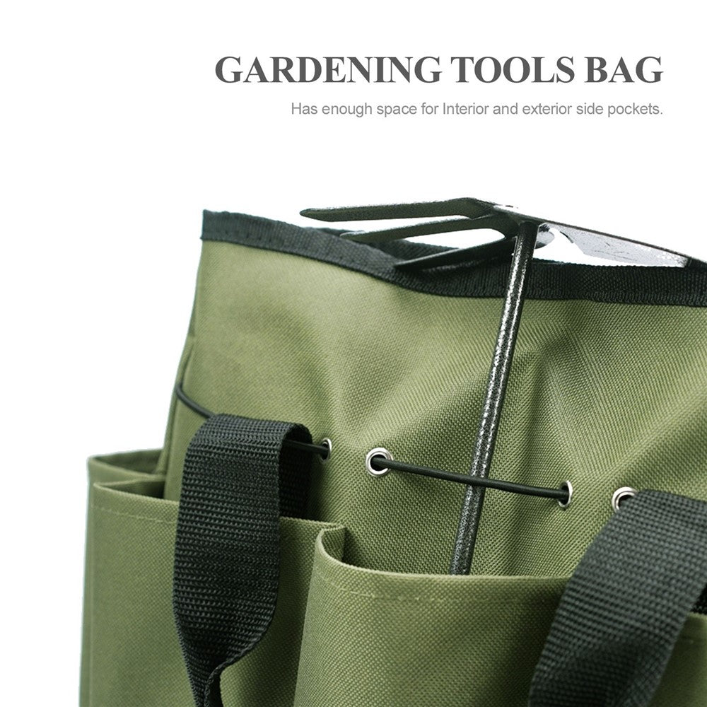 Gardening Tote Bag with 8 Pockets Gardening Tool Kit Organizer