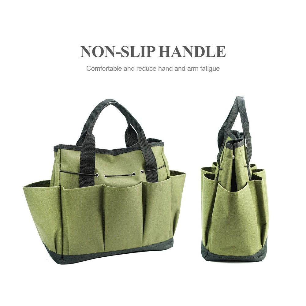 Gardening Tote Bag with 8 Pockets Gardening Tool Kit Organizer