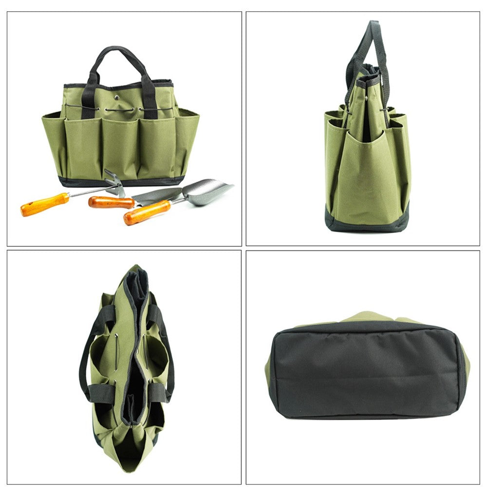 Gardening Tote Bag with 8 Pockets Gardening Tool Kit Organizer