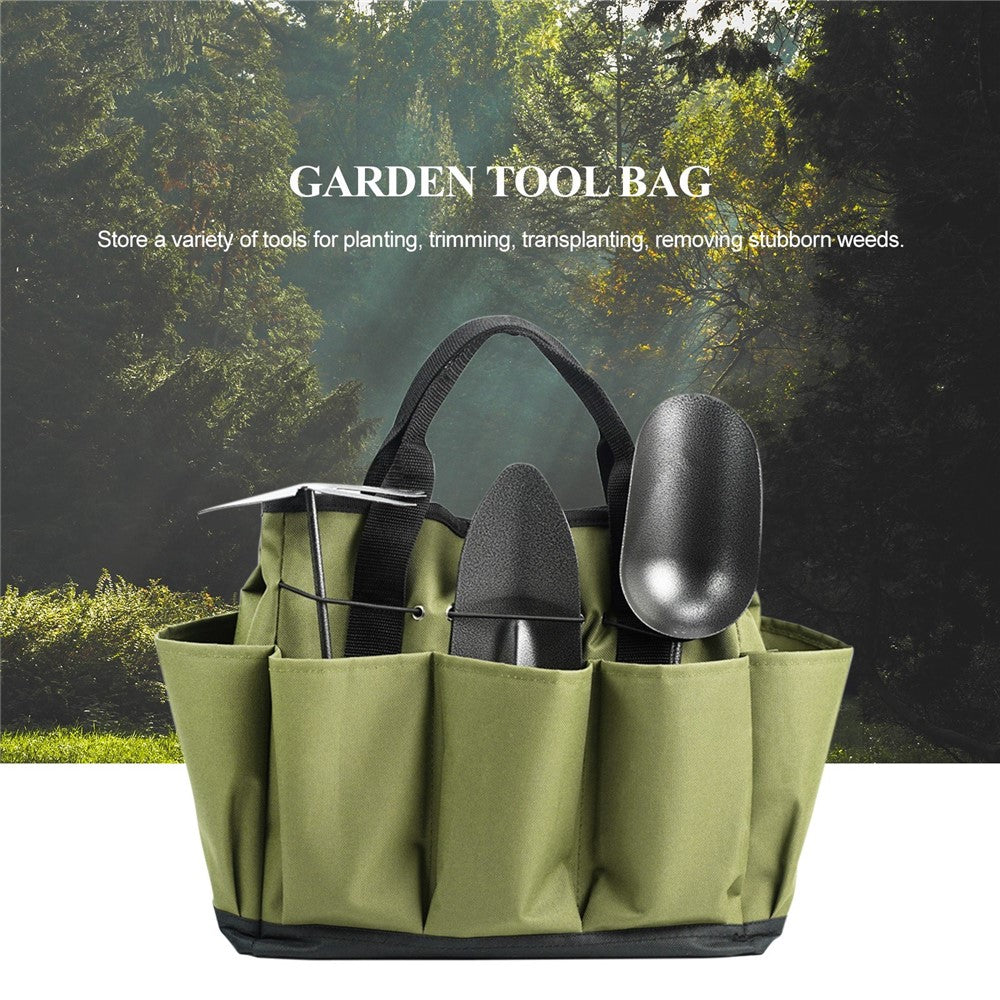 Gardening Tote Bag with 8 Pockets Gardening Tool Kit Organizer