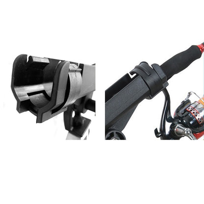 Adjustable Fishing Rod Rack Holder 360 Degrees Rotating Kayak Rail Boat Fishing Pole Support Tool