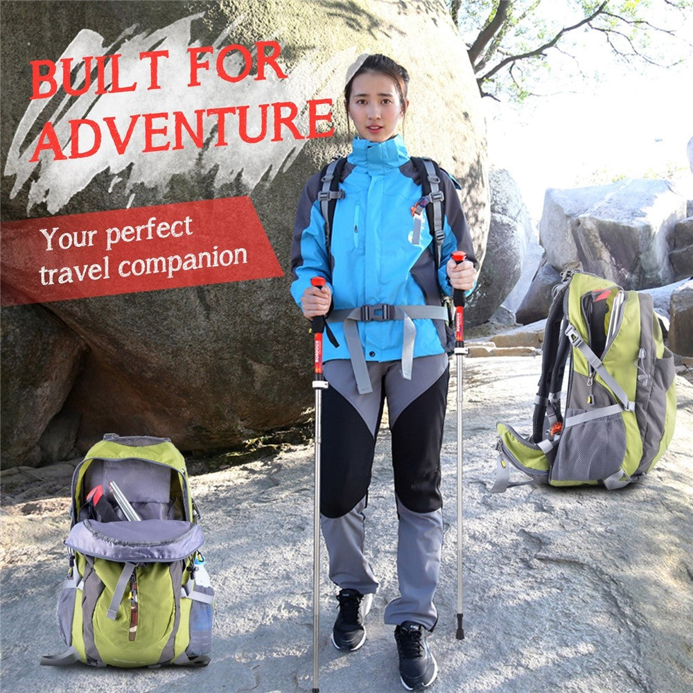 KODENOR 2 PCS Collapsible Trekking Pole Set For Trekking Camping Traveling Climbing Short Style