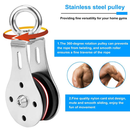 F054A Fitness DIY Pulley Cable Machine Attachment System Loading Pin Lifting Arm Biceps Triceps Blaster Hand Strength Training Equipment