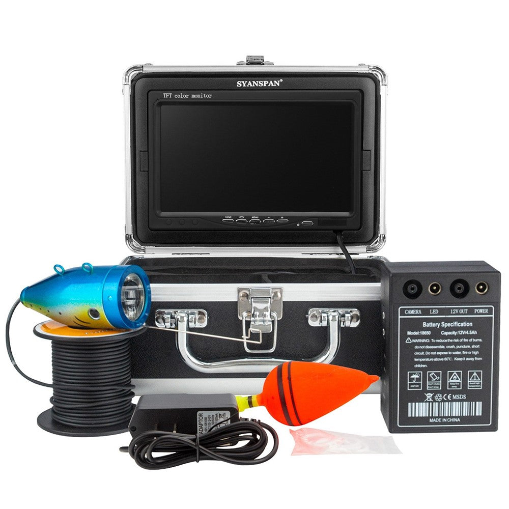 7 Inch 1200TVL For Ice Sea Underwater Fishing Camera Fish Finder with LED Lamps
