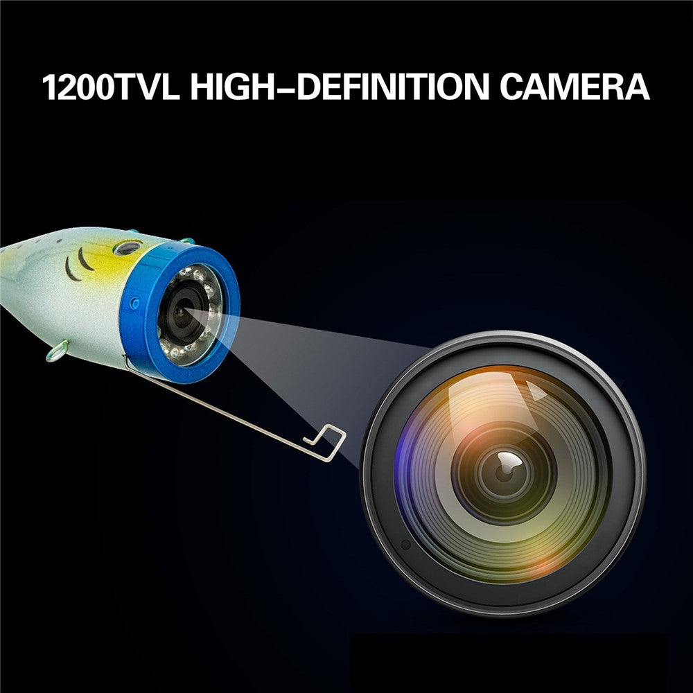 7 Inch 1200TVL For Ice Sea Underwater Fishing Camera Fish Finder with LED Lamps
