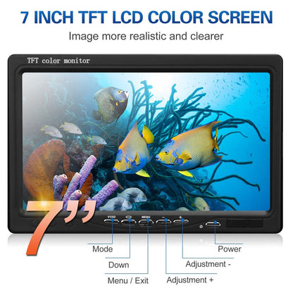 7 Inch 1200TVL For Ice Sea Underwater Fishing Camera Fish Finder with LED Lamps
