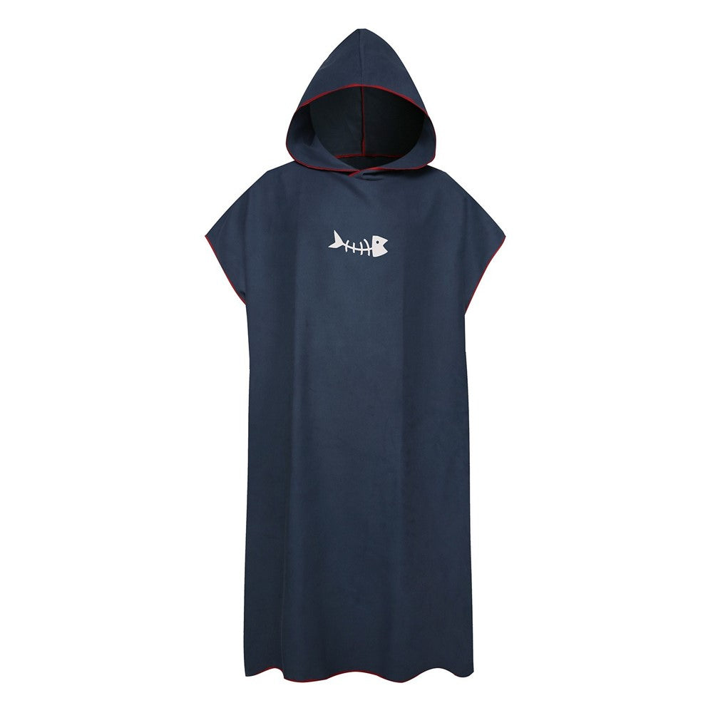 Surf Poncho Skin-Friendly Beach Poncho for Adults Changing Towel Quick-Dry Robe with Hood Microfiber Beach Blanket Bath Towel Swim Towel Wetsuit