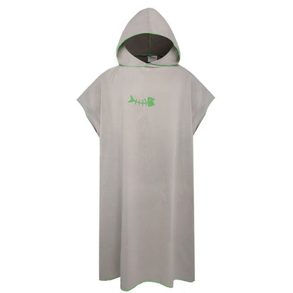Surf Poncho Skin-Friendly Beach Poncho for Adults Changing Towel Quick-Dry Robe with Hood Microfiber Beach Blanket Bath Towel Swim Towel Wetsuit