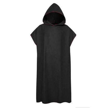 Surf Poncho Skin-Friendly Beach Poncho for Adults Changing Towel Quick-Dry Robe with Hood Microfiber Beach Blanket Bath Towel Swim Towel Wetsuit