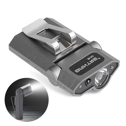 Cap Hat Light Rotatable LED Headlamp Pocket Clip Light Clip-on Hat Light Hands Free for Hiking Camping Fishing Mountaineering
