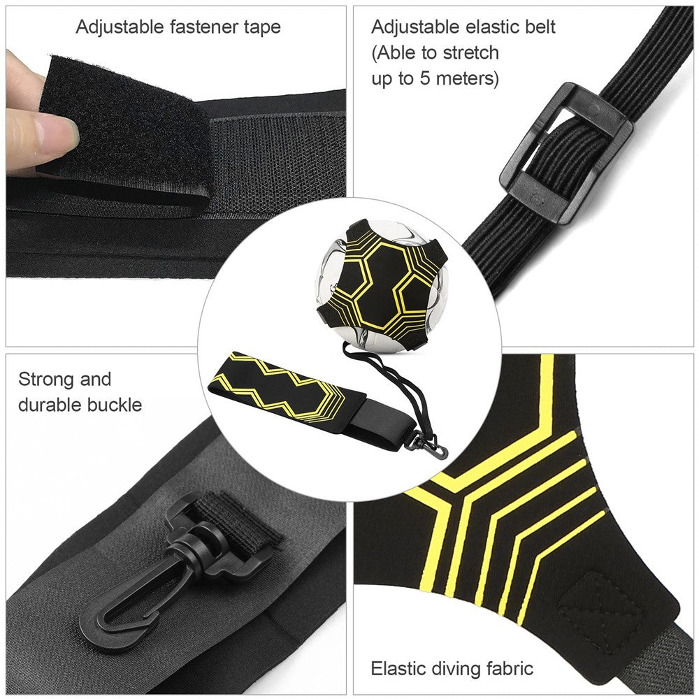 Soccer Trainer Kick Trainer Practicing Training Aid with Adjustable Belt