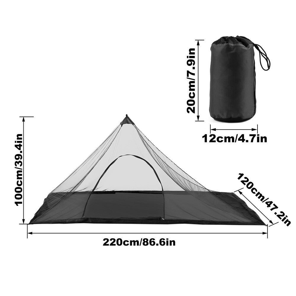 Outdoor Sports Mesh Tent Backpacking Hiking Camping Tent with Carrying Bag
