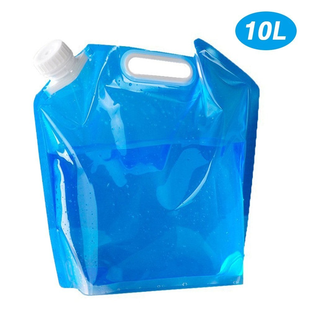 Collapsible Water Container Outdoor Camping Hiking Emergency Survival Water Storage Jug Bag