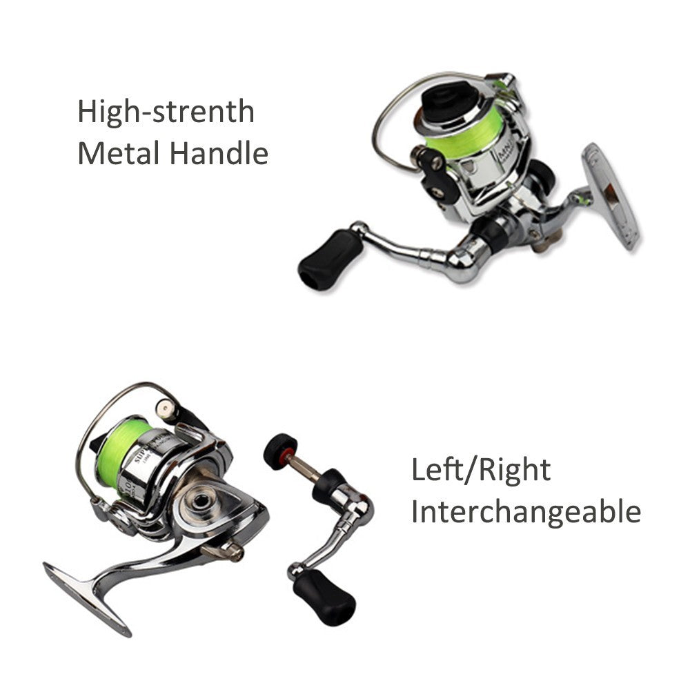 Fiberglass + Carbon Portable Pen Fishing Rod Mini Pocket Fishing Rod with Spinning Kit
