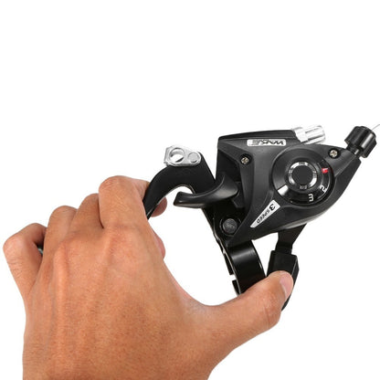 2pcs Bicycle Speed Shifter Brake Shifter 21 Speed Bike Gear Shifter Brake Lever Combo for Moutain Bike MTB BMX Fixie Gear Cycling