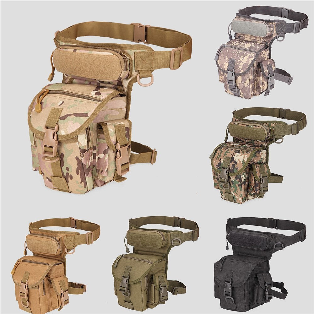 Outdoor Thigh Drop Leg Bag Waterproof Waist Packs Pouch for Traveling Hiking Cycling Camping