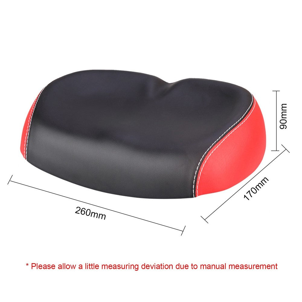 Bicycle Saddle Bike Noseless Saddle Seat Cushion Universal PU Pad Waterproof Shock Resistant Bike Seat