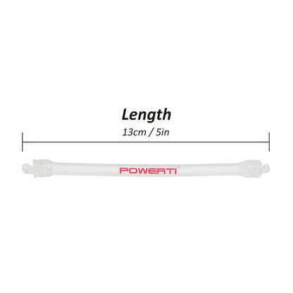 POWERTI 4Pcs/Set Tennis Racket Damper Silicone Strips Tennis Bat Vibration Absorbing Shock Reducing Anti-slip Strips