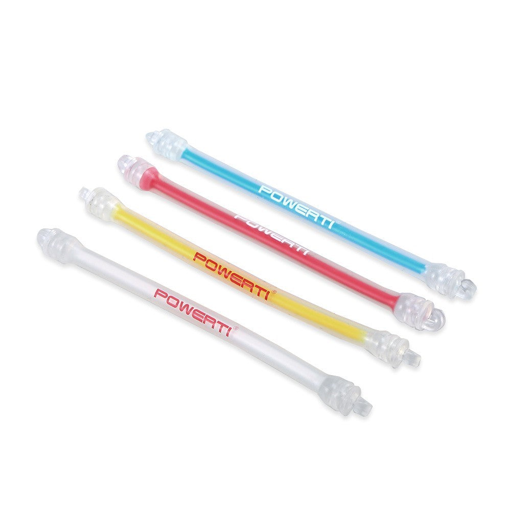 POWERTI 4Pcs/Set Tennis Racket Damper Silicone Strips Tennis Bat Vibration Absorbing Shock Reducing Anti-slip Strips