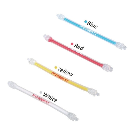 POWERTI 4Pcs/Set Tennis Racket Damper Silicone Strips Tennis Bat Vibration Absorbing Shock Reducing Anti-slip Strips