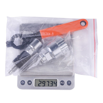 Bike Crank Extractor Puller Bottom Bracket Remover with 16mm Spanner Wrench Bike Repair Tool Kit