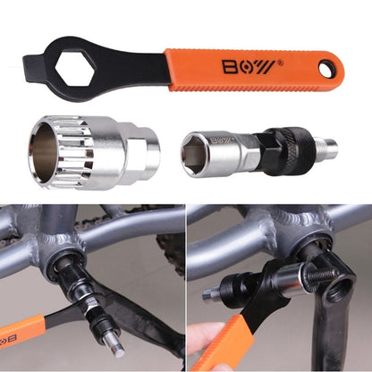 Bike Crank Extractor Puller Bottom Bracket Remover with 16mm Spanner Wrench Bike Repair Tool Kit
