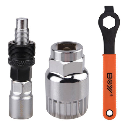 Bike Crank Extractor Puller Bottom Bracket Remover with 16mm Spanner Wrench Bike Repair Tool Kit
