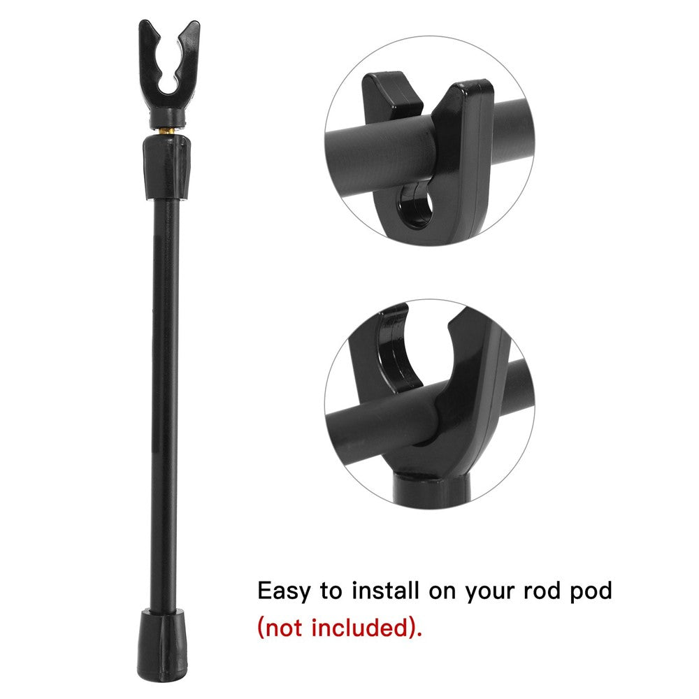 3Pcs U-Head Carp Fishing Rod Holder Butt Rests for Gripper Pod and Bank Stick