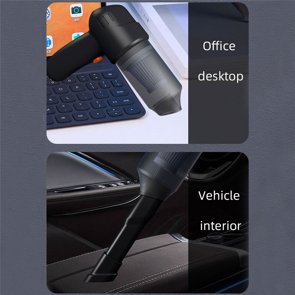 Cordless Vacuum Cleaner 9000PA 100W Rechargeable Wet and Dry Handheld Vacuum Cleaner for Pet Hair Home Office