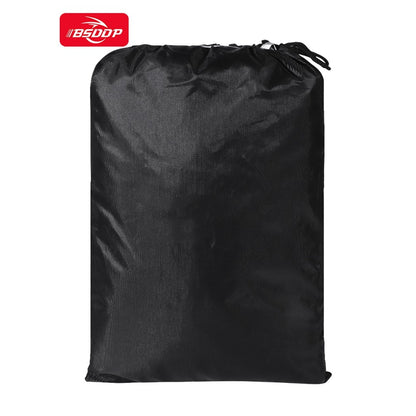 BSDDP 200x90x100cm Motorcycle Cover with Keyhole Oxford Cloth Waterproof Dustproof Motorbike Outdoor Protective Hood Cover