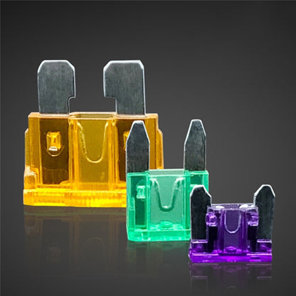 120Pcs/Box Mini Auto Blade Fuses Set 2-35A Assorted Color-coded Carved Amp Rating Fuse