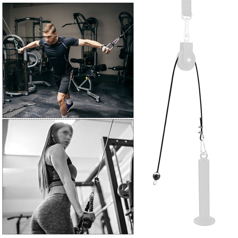 2.5m Gym Cable Steel Wire Fitness Pulley Cable for Home Gym Cable Machine Weight Lift Pulley System