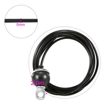 2.5m Gym Cable Steel Wire Fitness Pulley Cable for Home Gym Cable Machine Weight Lift Pulley System