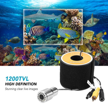 1200TVL Underwater Fishing Camera Stainless Steel Housing IP68 Waterproof