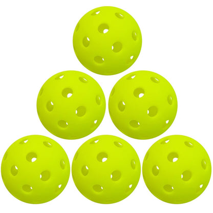 40 Holes Outdoor Sports Solid Pickleball Balls for Outdoor Courts