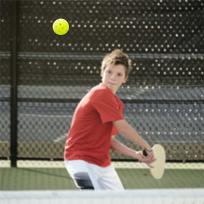 40 Holes Outdoor Sports Solid Pickleball Balls for Outdoor Courts