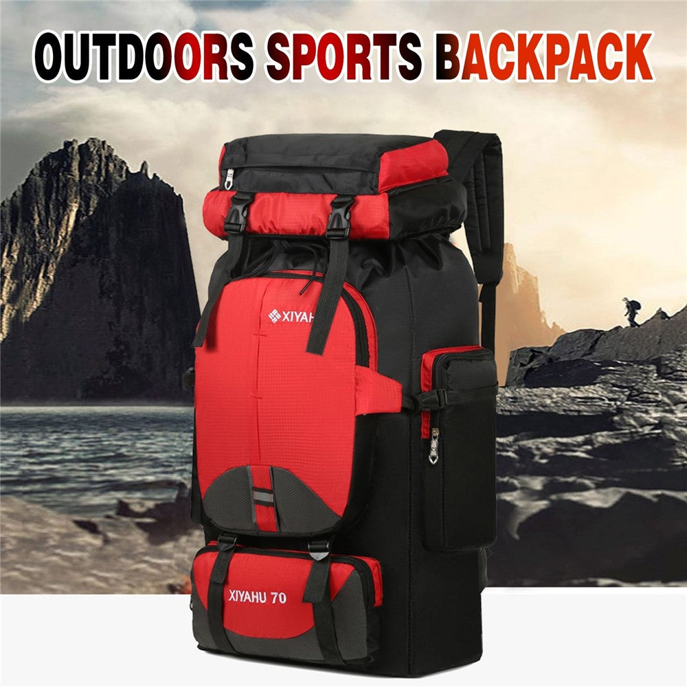 XIYAHU 70L Large Capacity Sports Backpack Waterproof Bag Rucksack for Outdoor Climbing Hiking