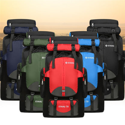 XIYAHU 70L Large Capacity Sports Backpack Waterproof Bag Rucksack for Outdoor Climbing Hiking