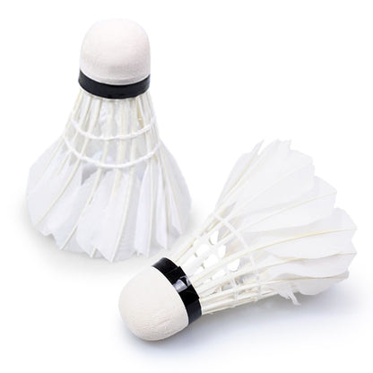 12Pcs Feather Badminton Shuttlecocks High Speed Badminton Balls for Indoor Outdoor Sports