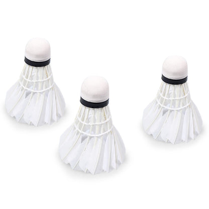 12Pcs Feather Badminton Shuttlecocks High Speed Badminton Balls for Indoor Outdoor Sports